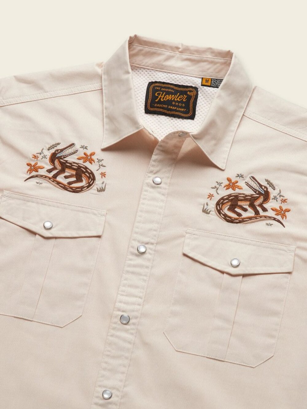Howler Bros Lazy Gators Gaucho Snapshirt (L)